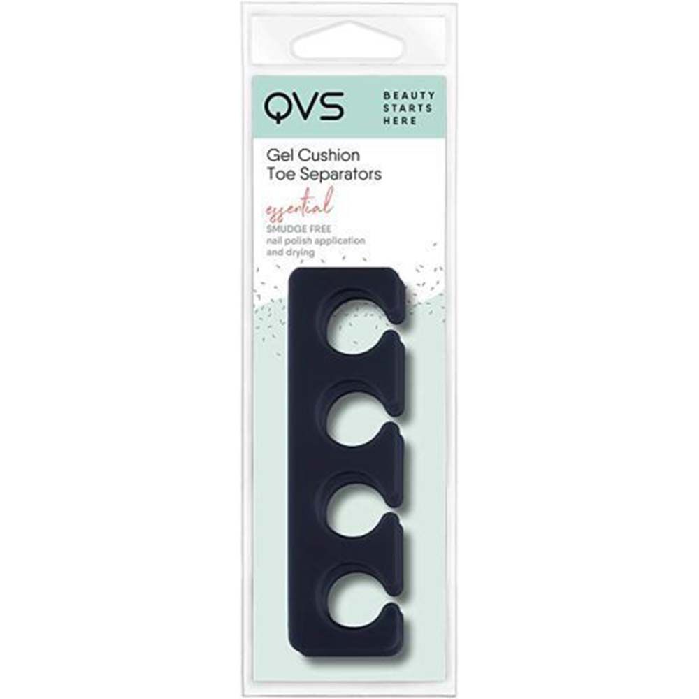 QVS - Gel Cushion Toe Separators - Black