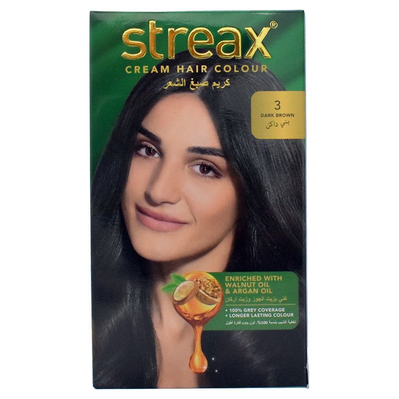 Streax - Cream Hair Color - Dark Brown 3