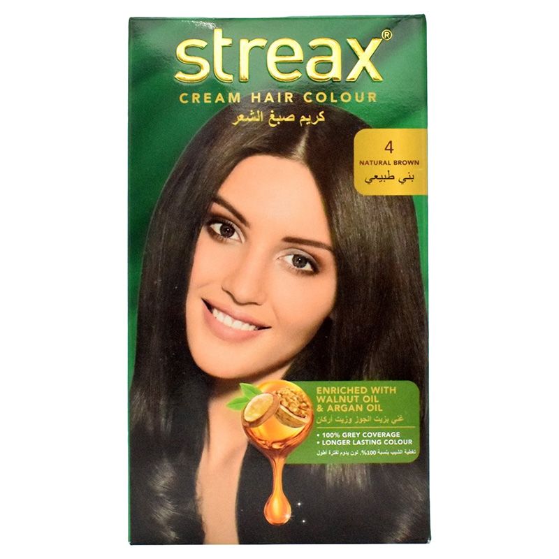 Streax - Cream Hair Color - Natural Brown 5