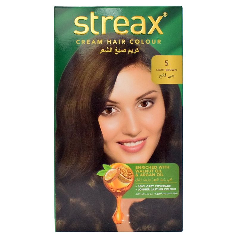 Streax - Cream Hair Color - Light Brown 6