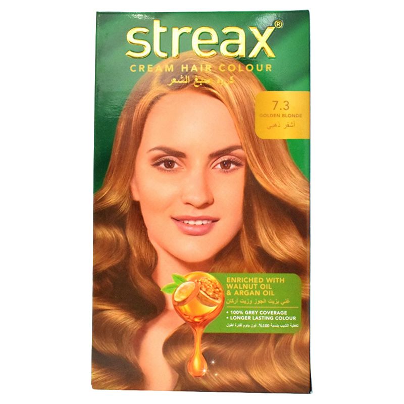 Streax - Cream Hair Color - Golden Blonde 7.4