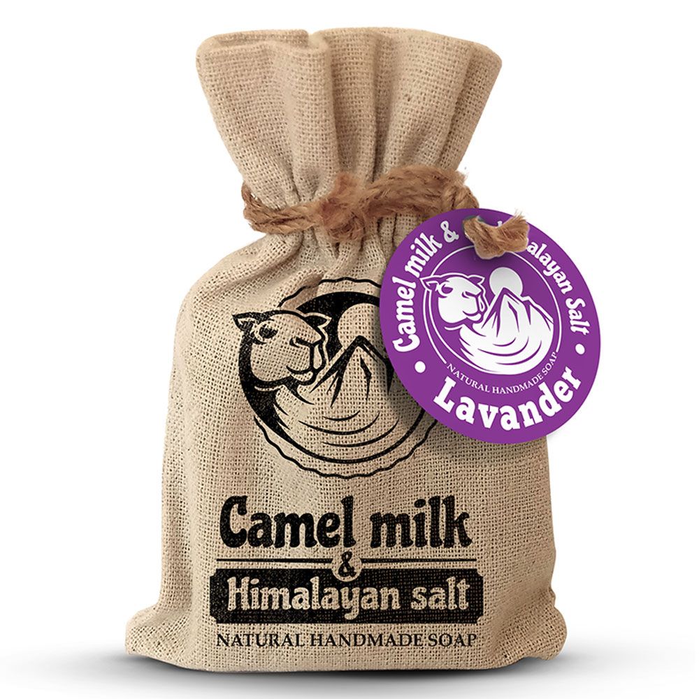 Salt & Crystal - Lavander Camel Milk & Himalayan Soap 100g