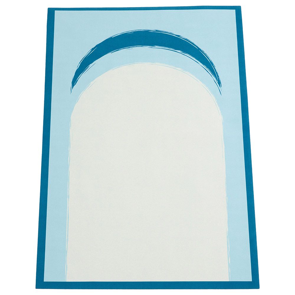 Sabr - Zarqa Compact Prayer Mat - Blue