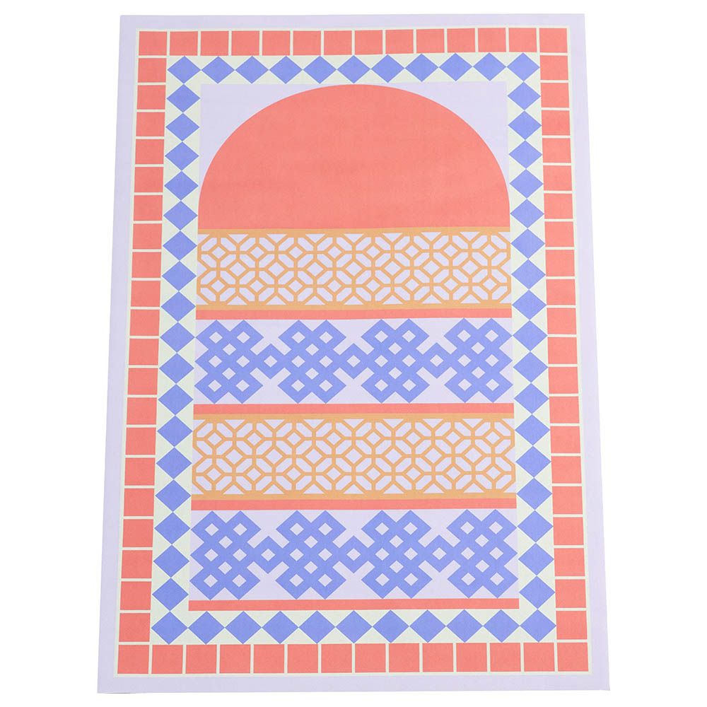 Sabr - Alhambra Compact Prayer Mat - Orange