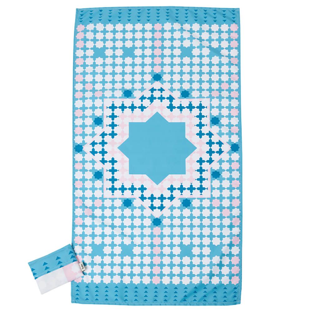 Sabr - Marrakesh Pocket Prayer Mat - Blue