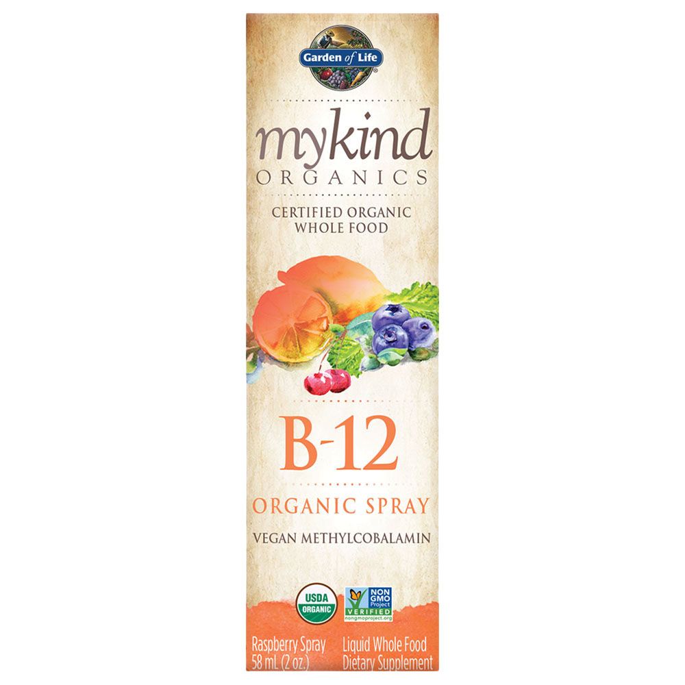 Garden Of Life - Mykind Organics B-12 Raspberry Spray - 58ml