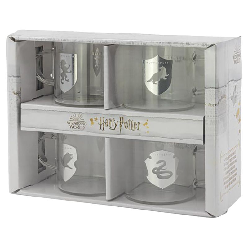 Stor - Harry Potter Expresso Mug - 4pcs - 100ml - Clear