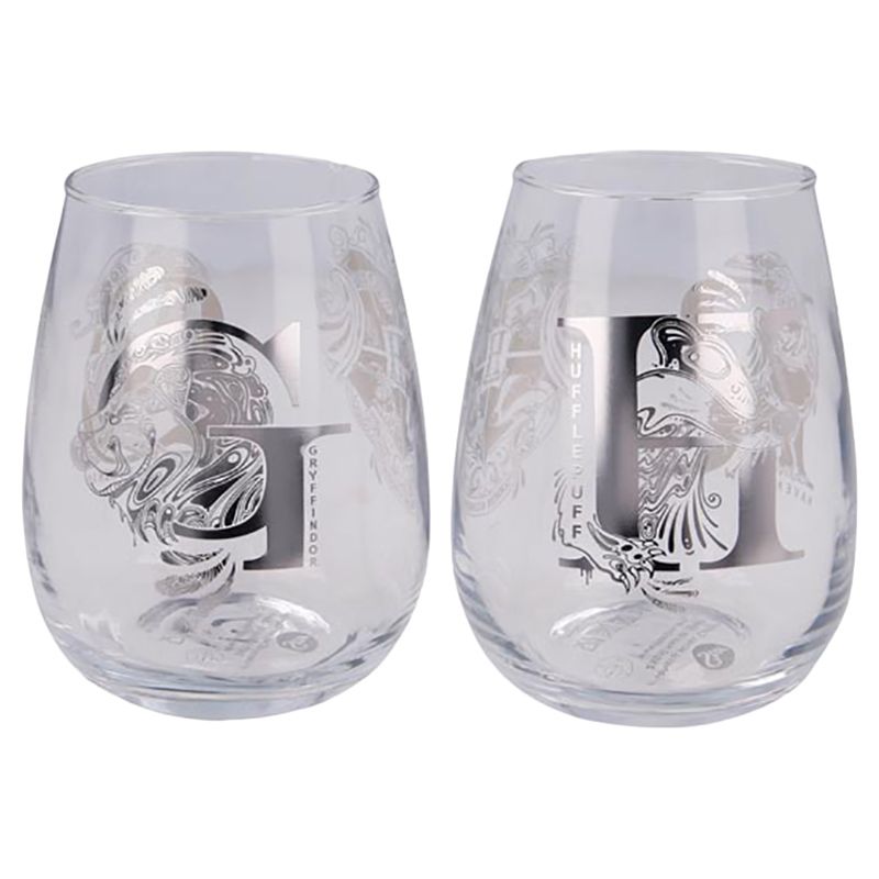 Stor - Harry Potter Glass Set - 2pcs - 510ml - Clear