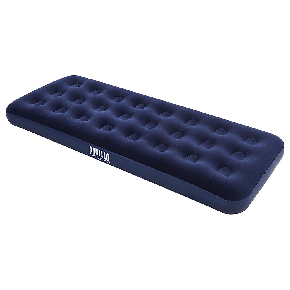 Bestway - Flocked Single Airbed 185x76x22cm - Blue