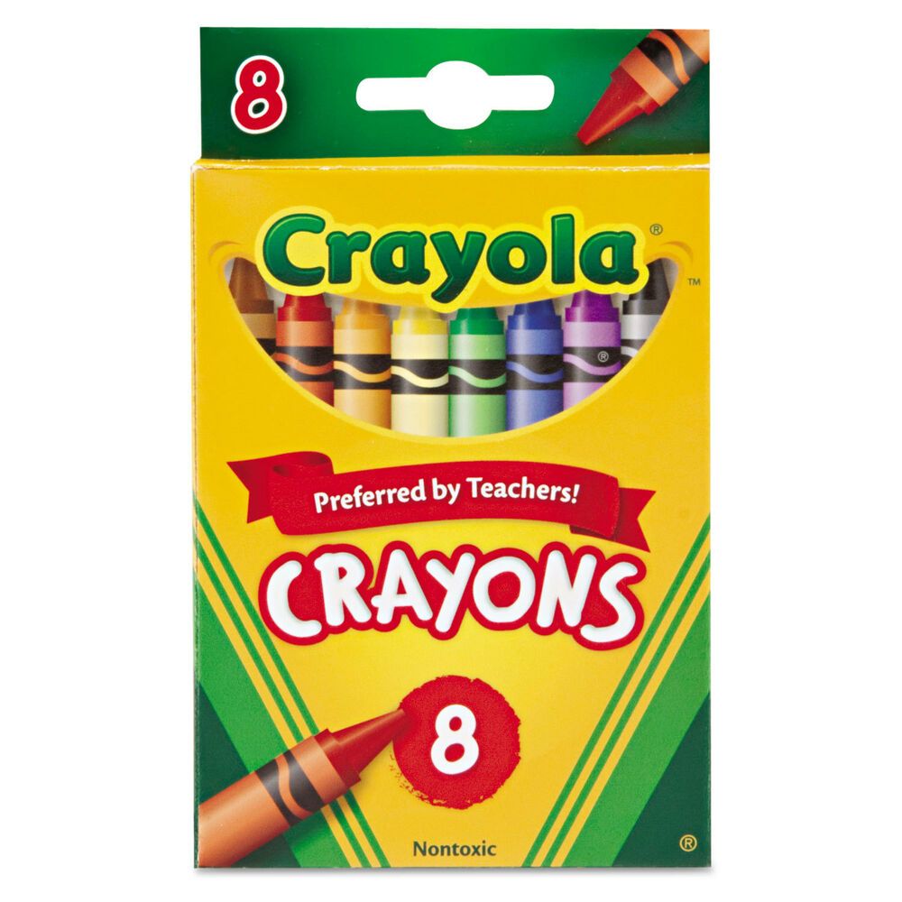 Crayola - 8 Crayons Peggable