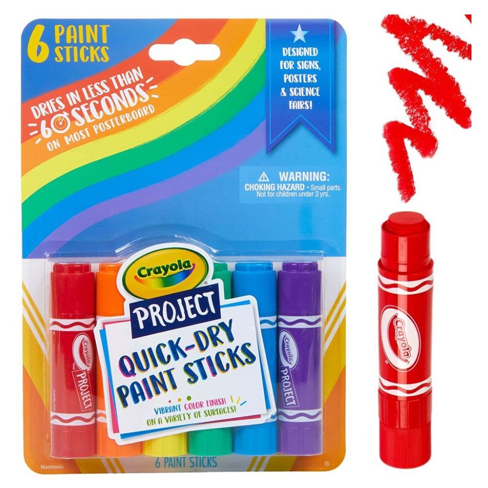 Crayola - Project Quick Dry Paint Sticks