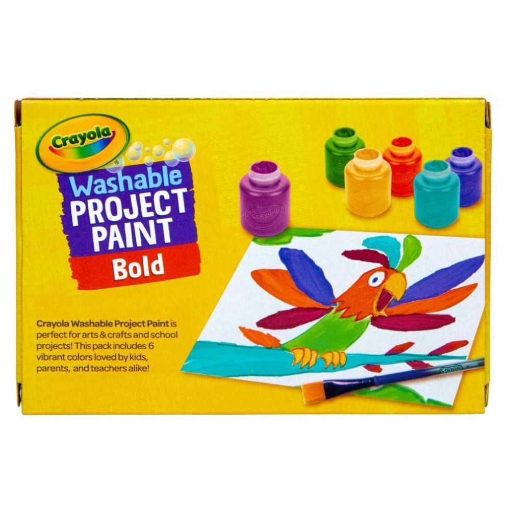 Crayola - Washable Project Paint Set Bold Colors