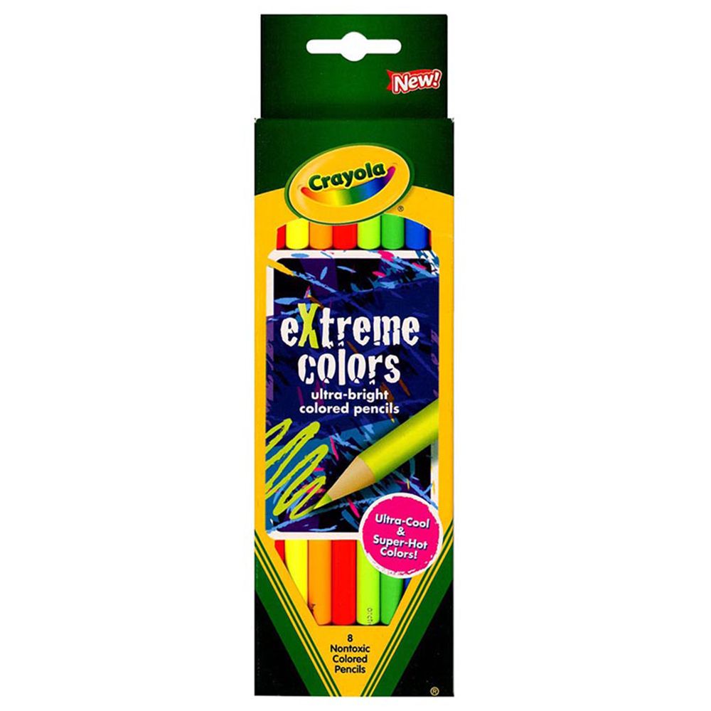 Crayola - 8 Extreme Colors Pencils