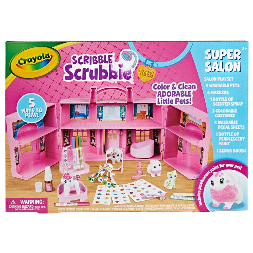 Crayola - Scribble Scrubbie Pets Super Salon