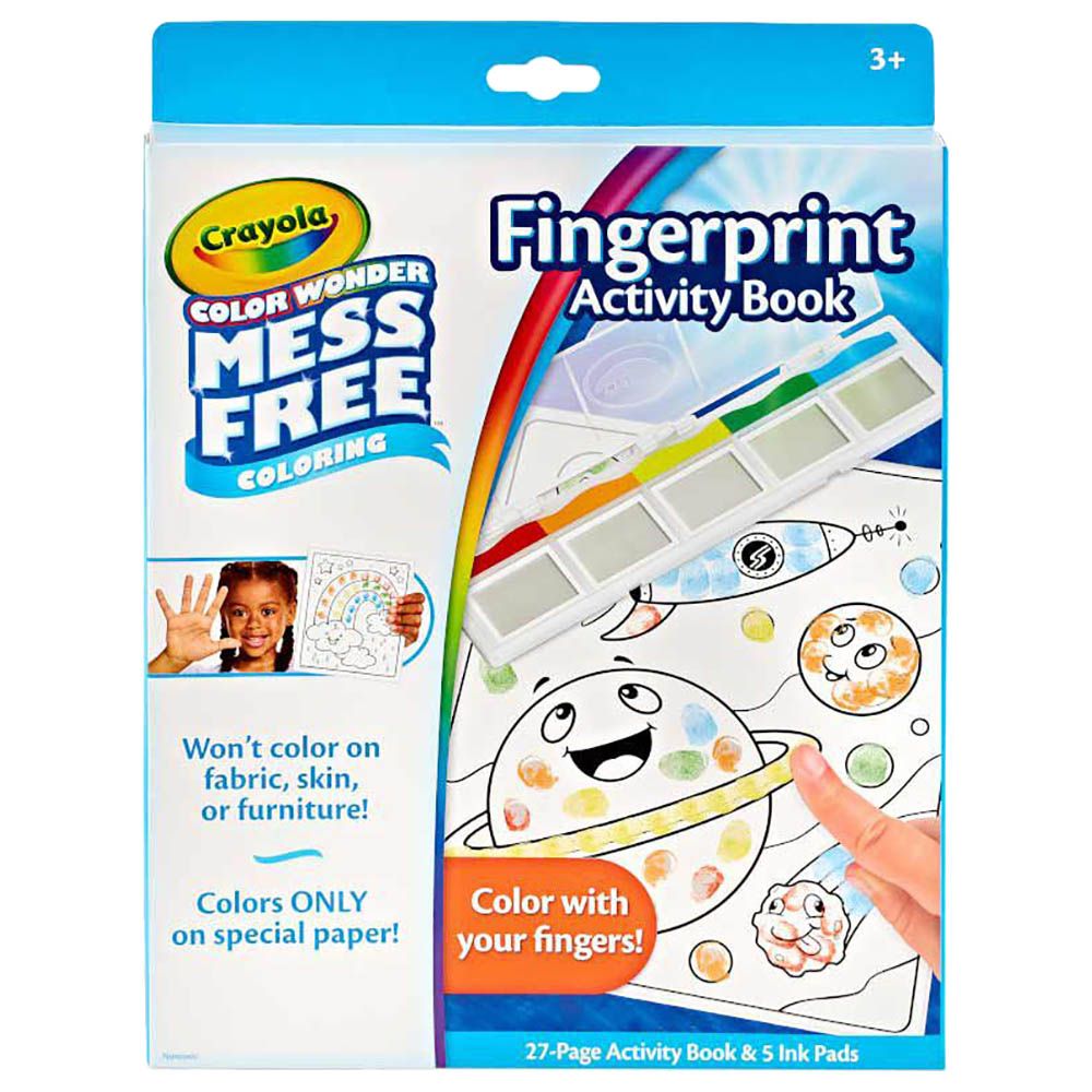 Crayola - Color Wonder Fingerprint Activity Book