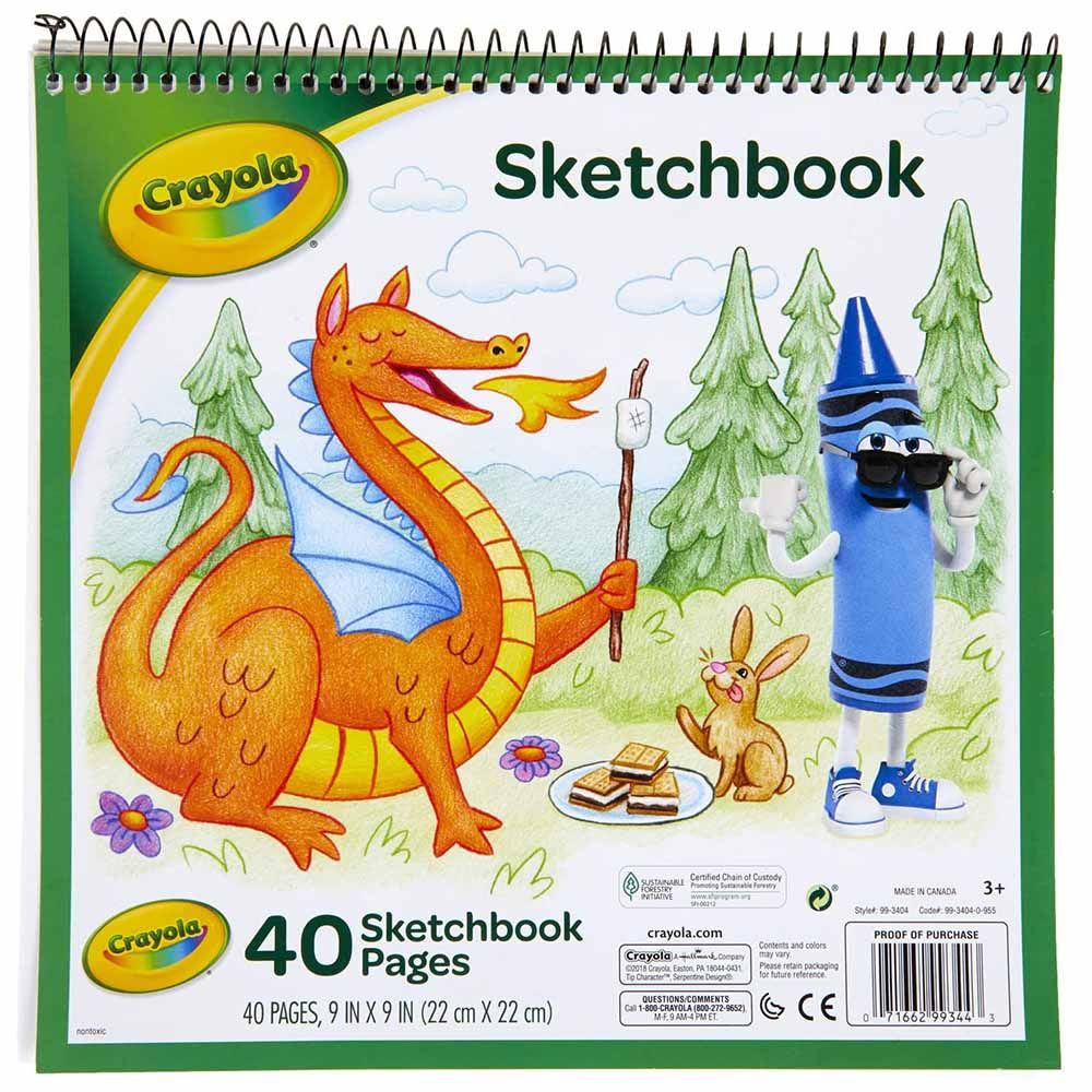 Crayola - Spiral-Bound Sketchbook