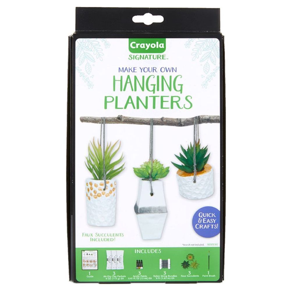 Crayola - Signature Make Your Own Hanging Planters