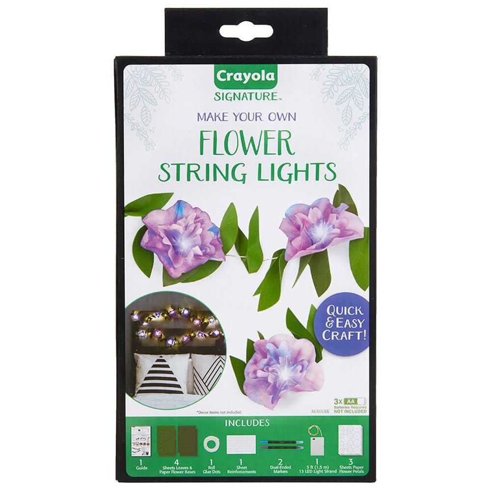 Crayola - DIY Series: Flower String Lights