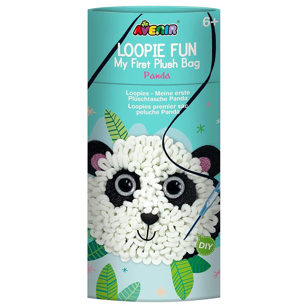 Avenir - Loopie Fun My First Plush Bag Kit - Panda