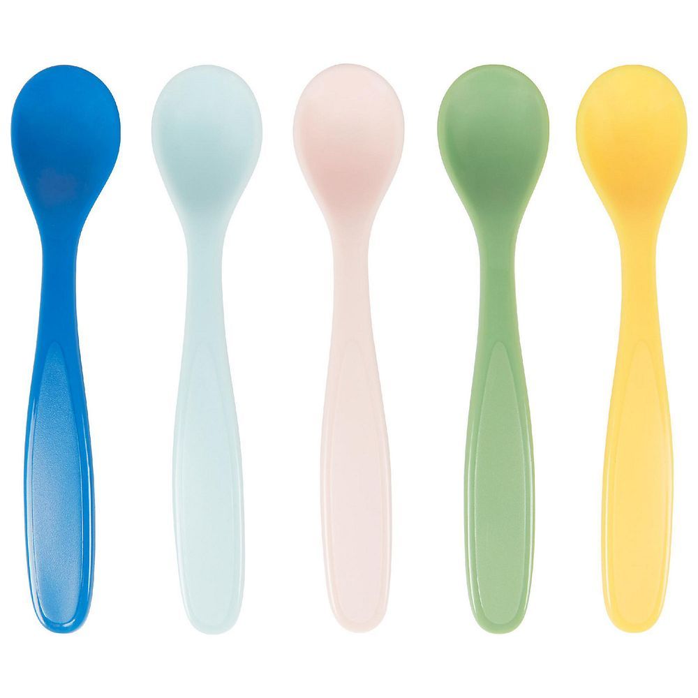 Badabulle - Soft Baby Pastel Spoons - 5pcs