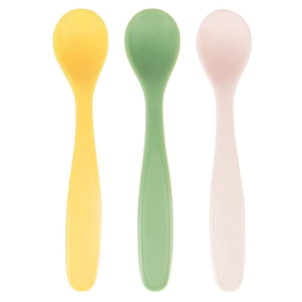 Badabulle - Soft Baby Pastel Spoons - 3pcs