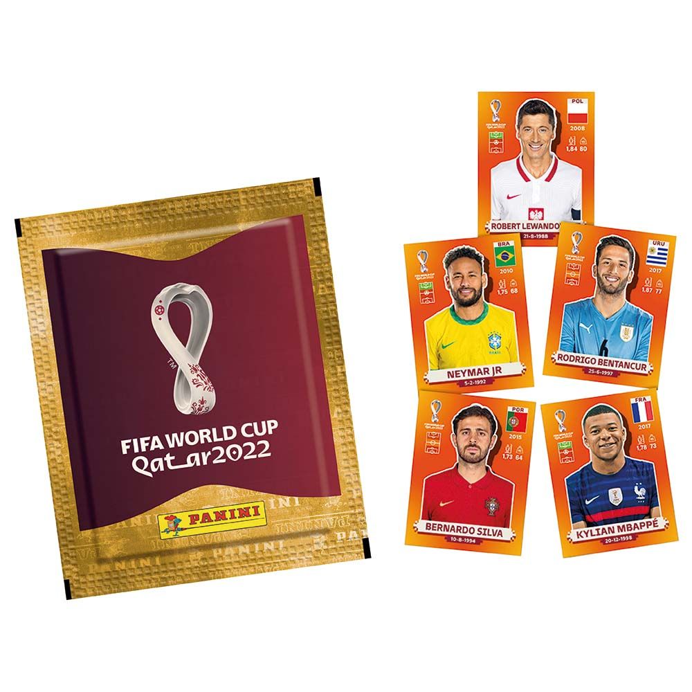 Panini - Fifa World Cup Qatar 2022 Sticker Collection - Pack of 5