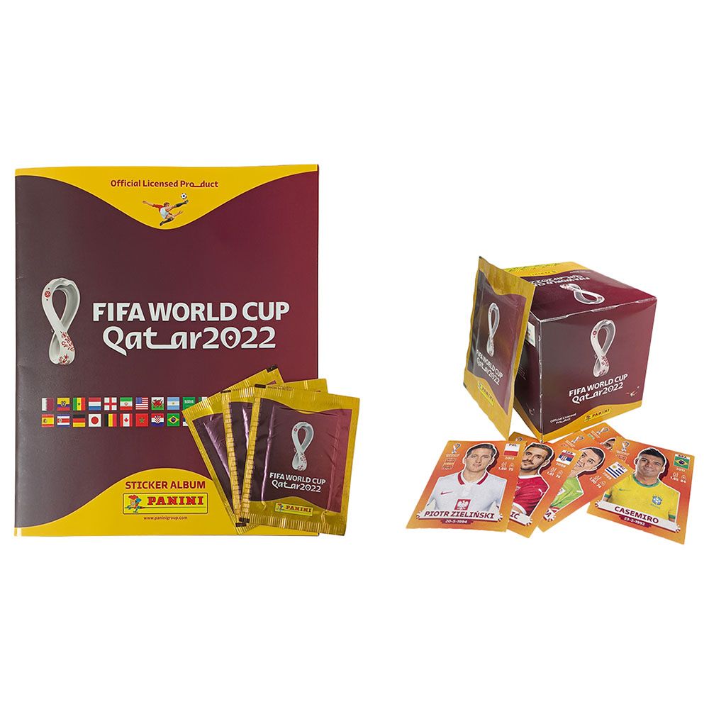 Panini - Fifa Qatar World Cup 2022 Sticker - Pack Of 53