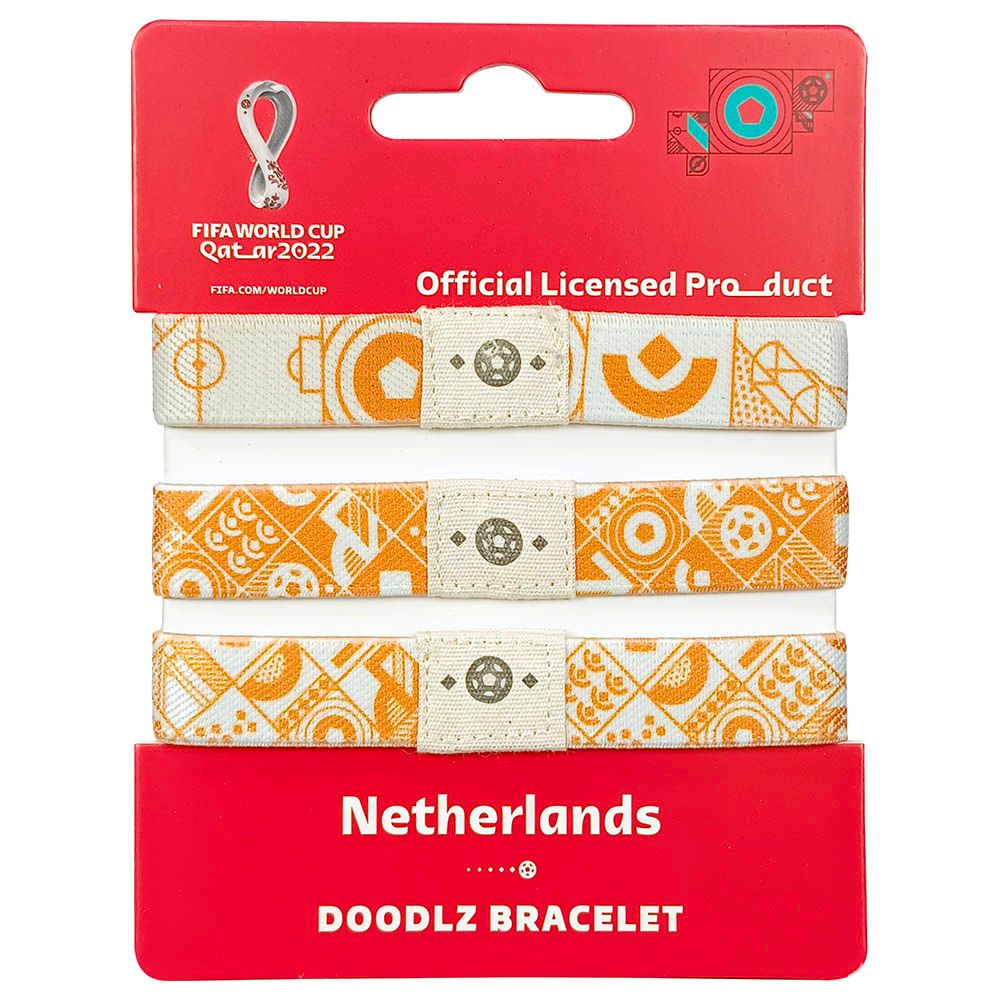 Fifa - World Cup Qatar 2022 Doodlz Bracelet - Netherlands