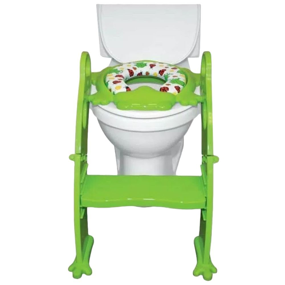 Karibu - Frog shape Cushion Potty seat with Ladder - Green