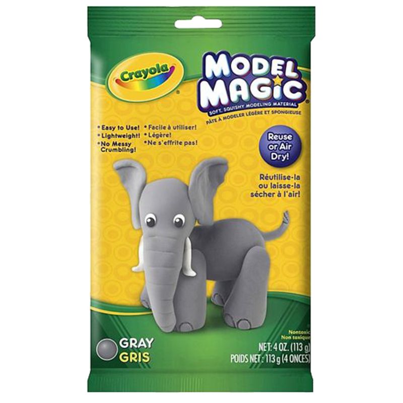 Crayola - Model Magic, 4-oz Pouch - Gray