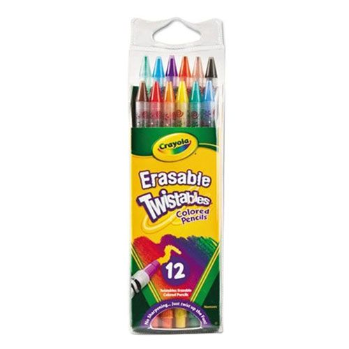 Crayola 12 Erasable Twistable Pencils