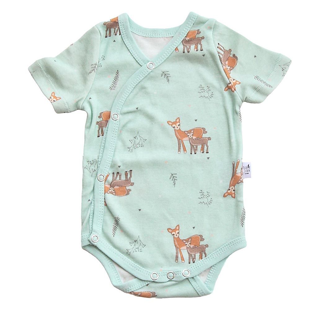 Tickle Tickle Organic Clothing - Dasher Bodysuit - Green