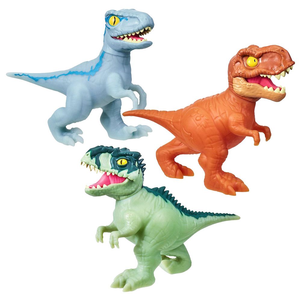 Heroes of Goo Jit Zu - S3 Jurassic World Stretch Heroes 3pcs