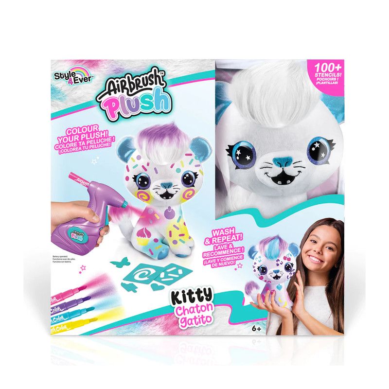 Canal Toys - Airbrush Plush - Kitty