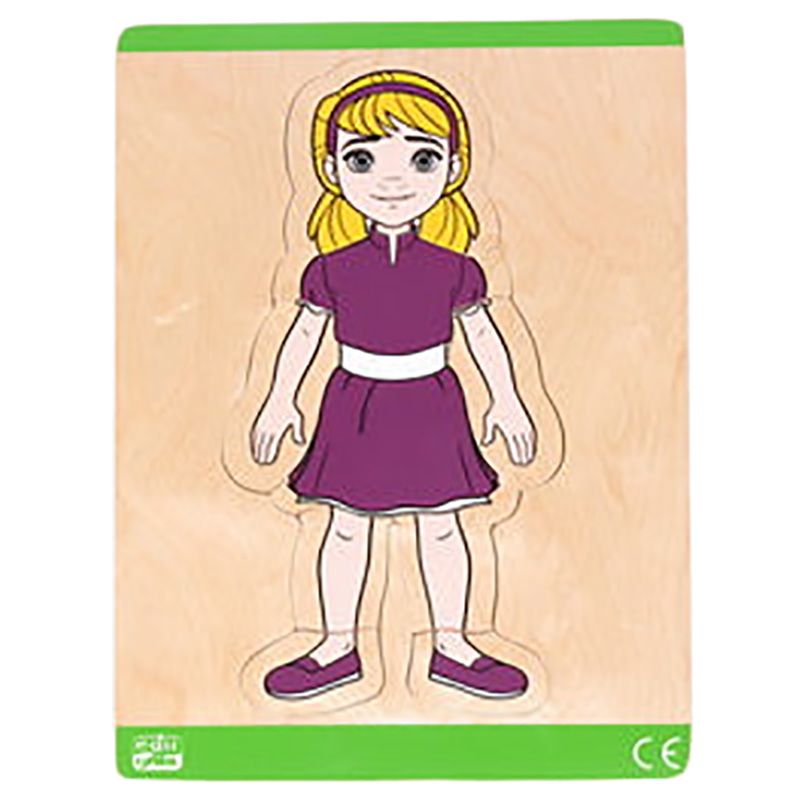 Edu Fun - Girl Layered Puzzle 