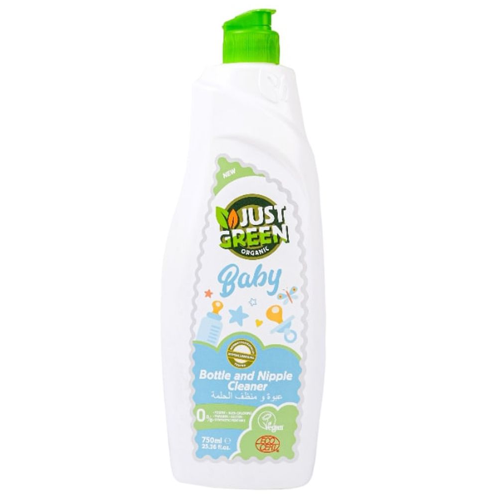 Just Green Organic - Baby Bottle and Nipple Cleanser - 750ml