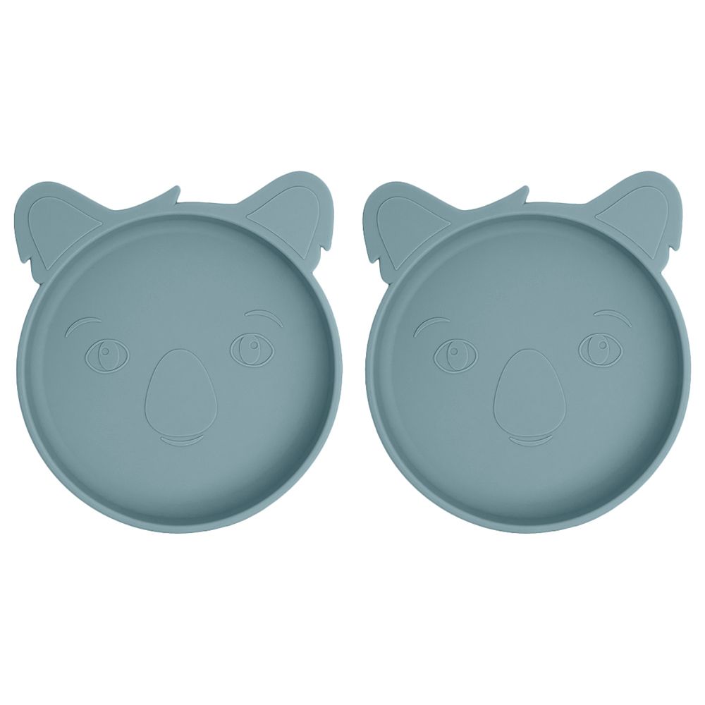 Nuuroo - Akila Silicone Koala Plate Pack of 2 - Lead