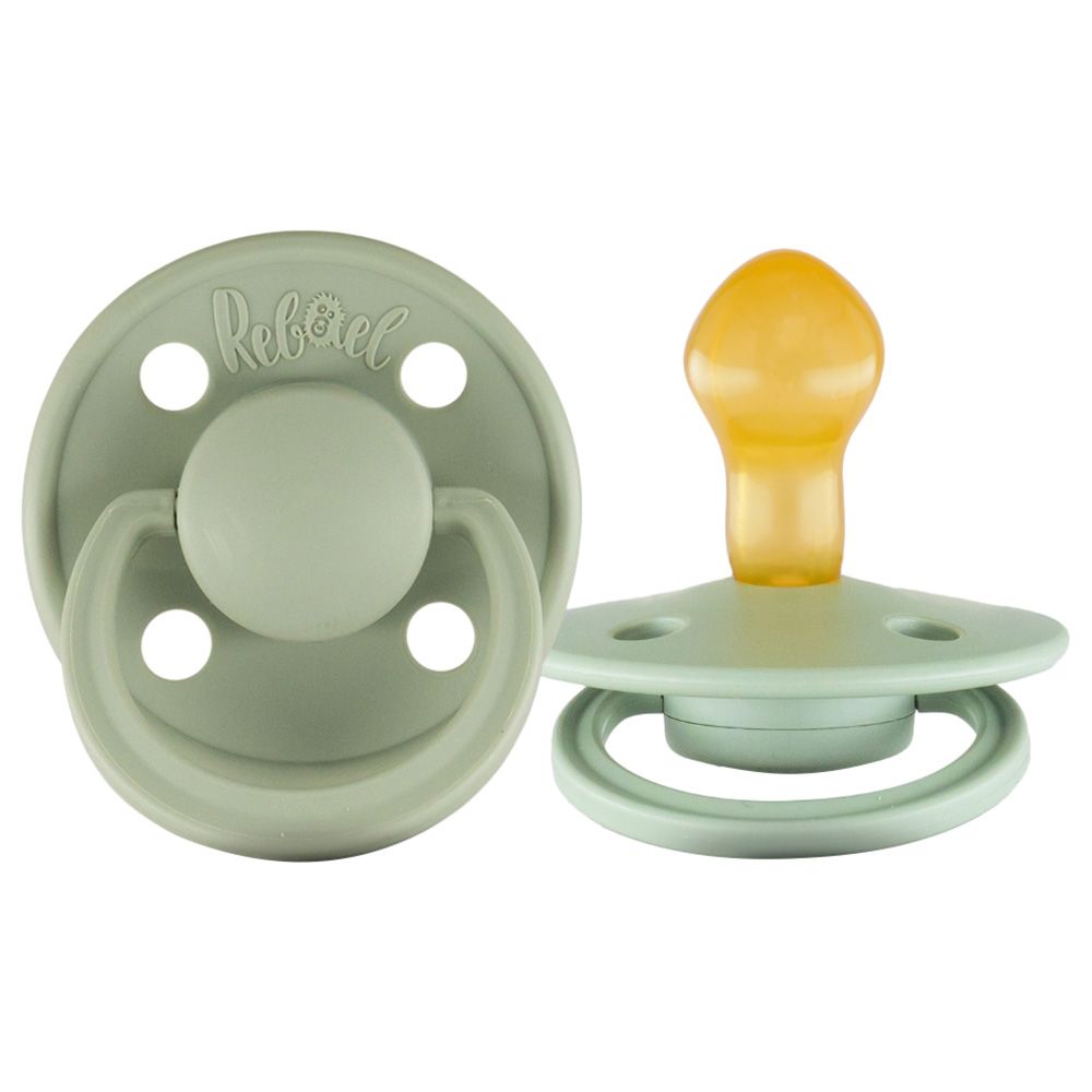 Rebael - Mono Round Pacifier S2 6M+ - Laurel