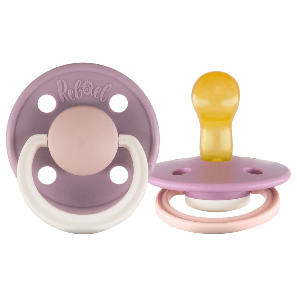 Rebael - Fashion Round Pacifier S1 0-6M - Misty Soft Mouse