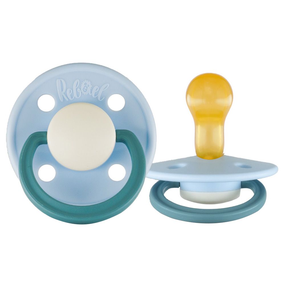 Rebael - Fashion Round Pacifier S1 0-6M - Cold Pearly Snake