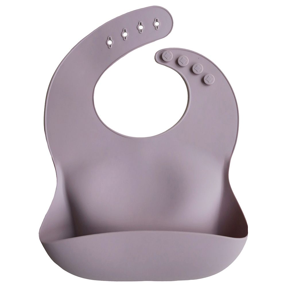 Mushie - Silicone Bib - Pale Mauve