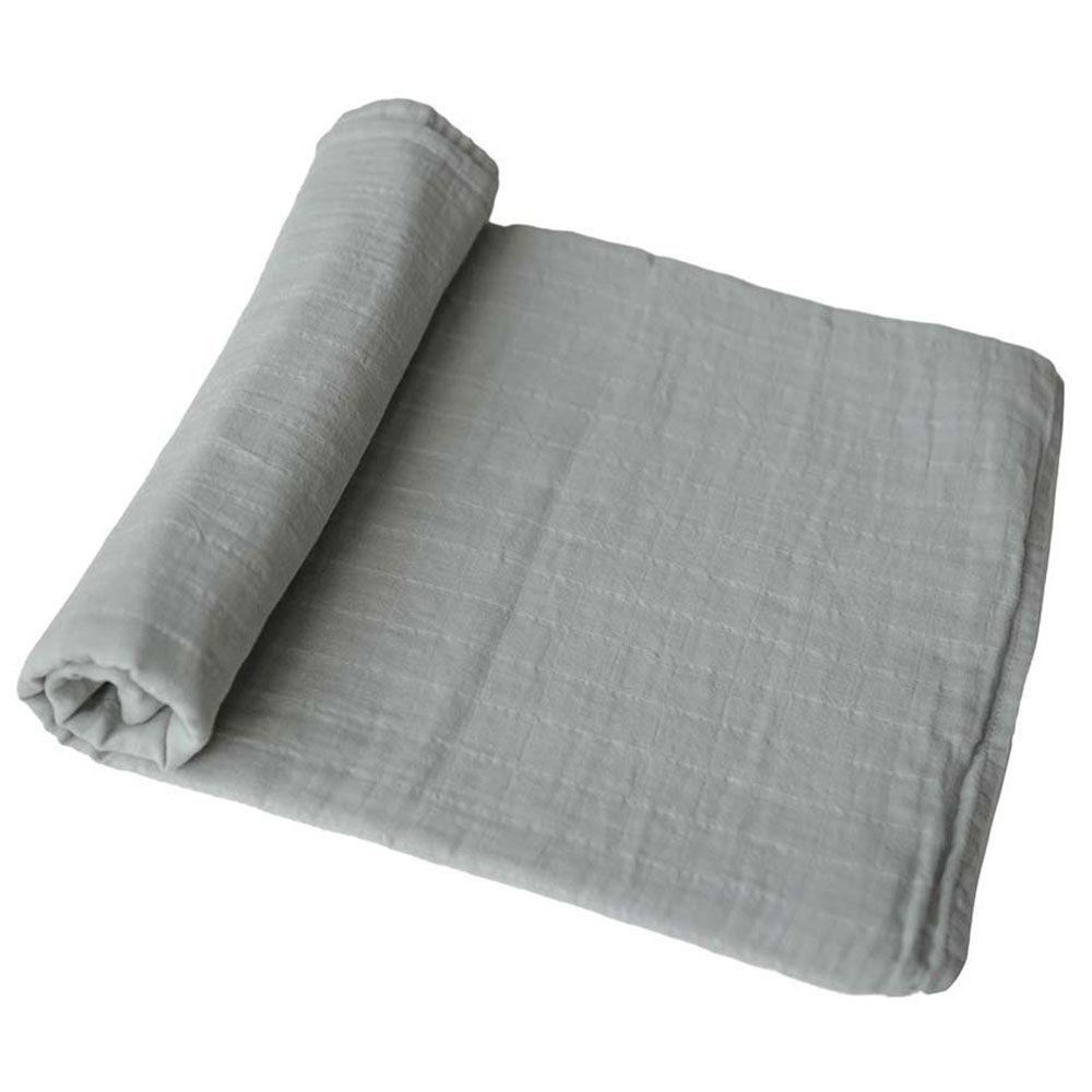 Mushie - Swaddle - Belgian Grey