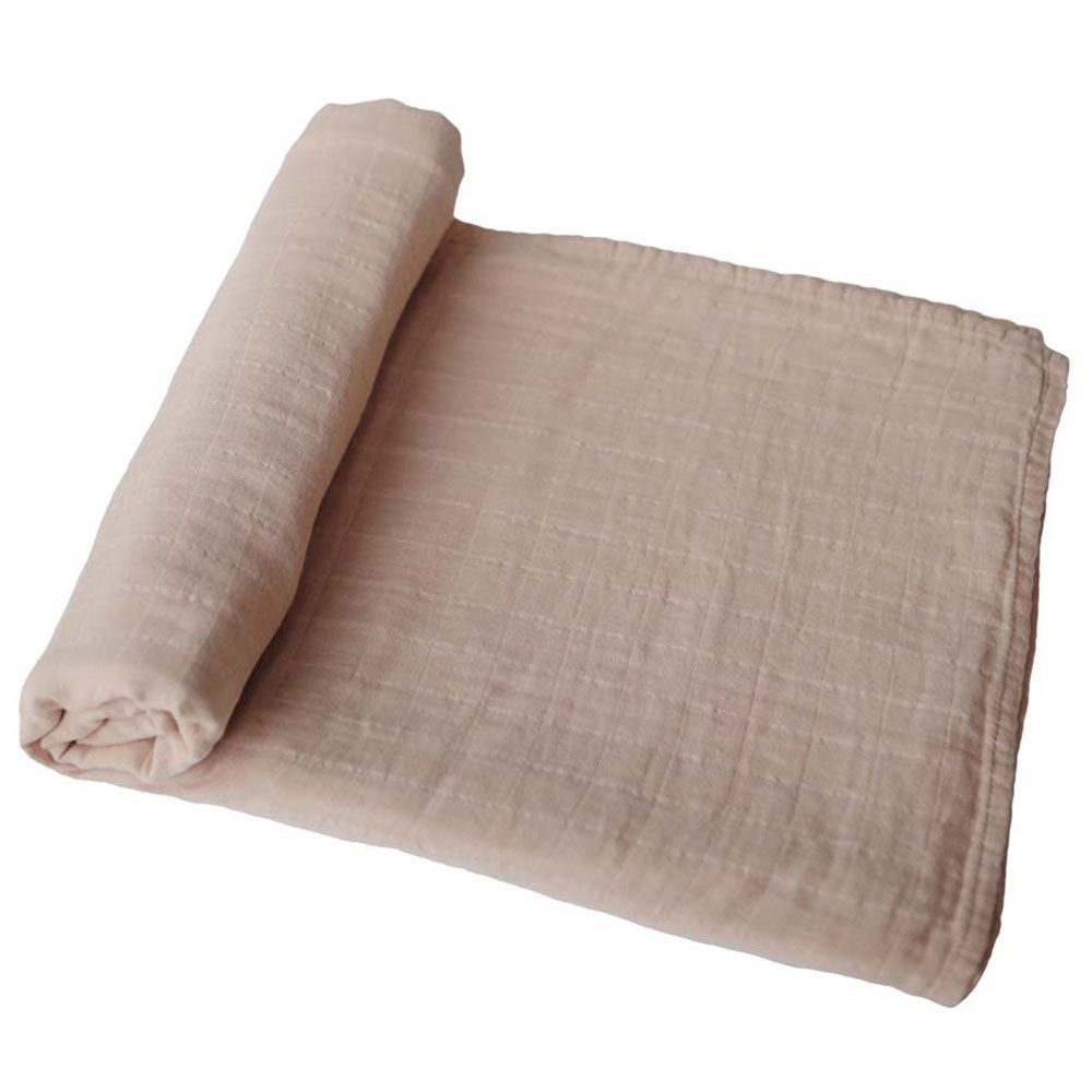 Mushie - Swaddle - Pale Taupe