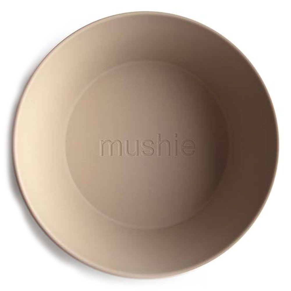 Mushie - Dinner Bowl Round - Vanilla