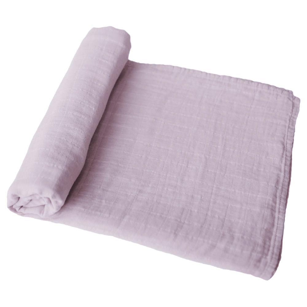 Mushie - Swaddle - Soft Mauve