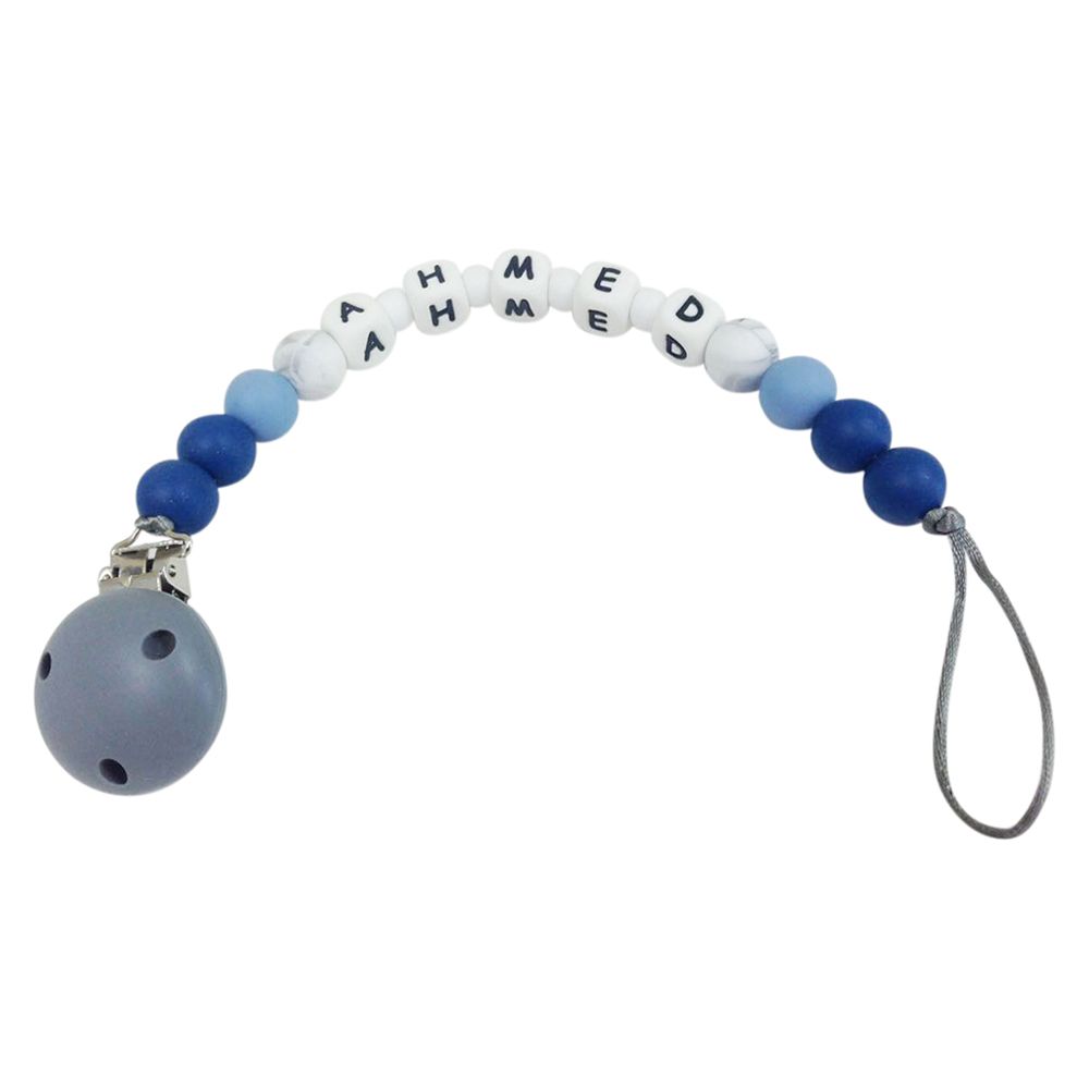 Desert Chomps - Personalized Pacifier Clip - Midnight Blue