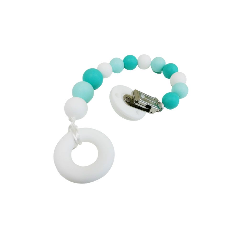 Desert Chomps - Teething Clips - Aqua