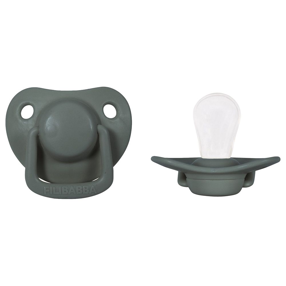 Filibabba - Pacifiers 0-6m - Pack of 2 - Dark Mint