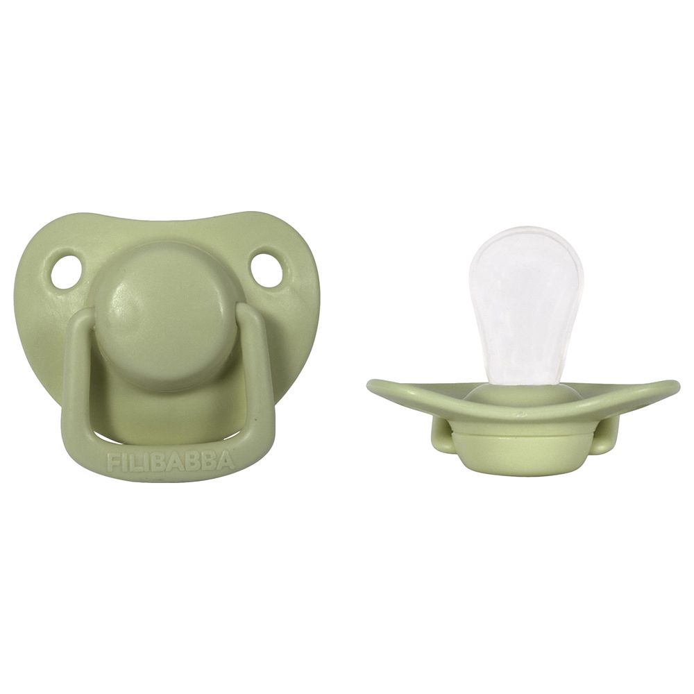 Filibabba - Pacifiers 0-6m - Pack of 2 - Pistachio