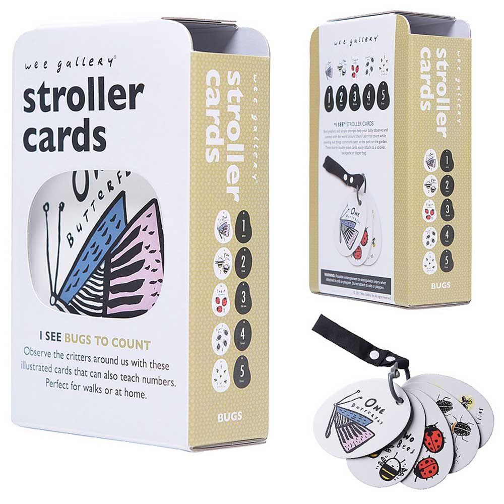 Wee Gallery - Stroller Cards - I See Bugs To Count